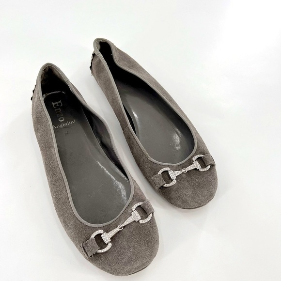 ENZO ANGIOLINI Women's Strand Ballet Flat Gray Suede EASTRANO size 9 M - Picture 10 of 13
